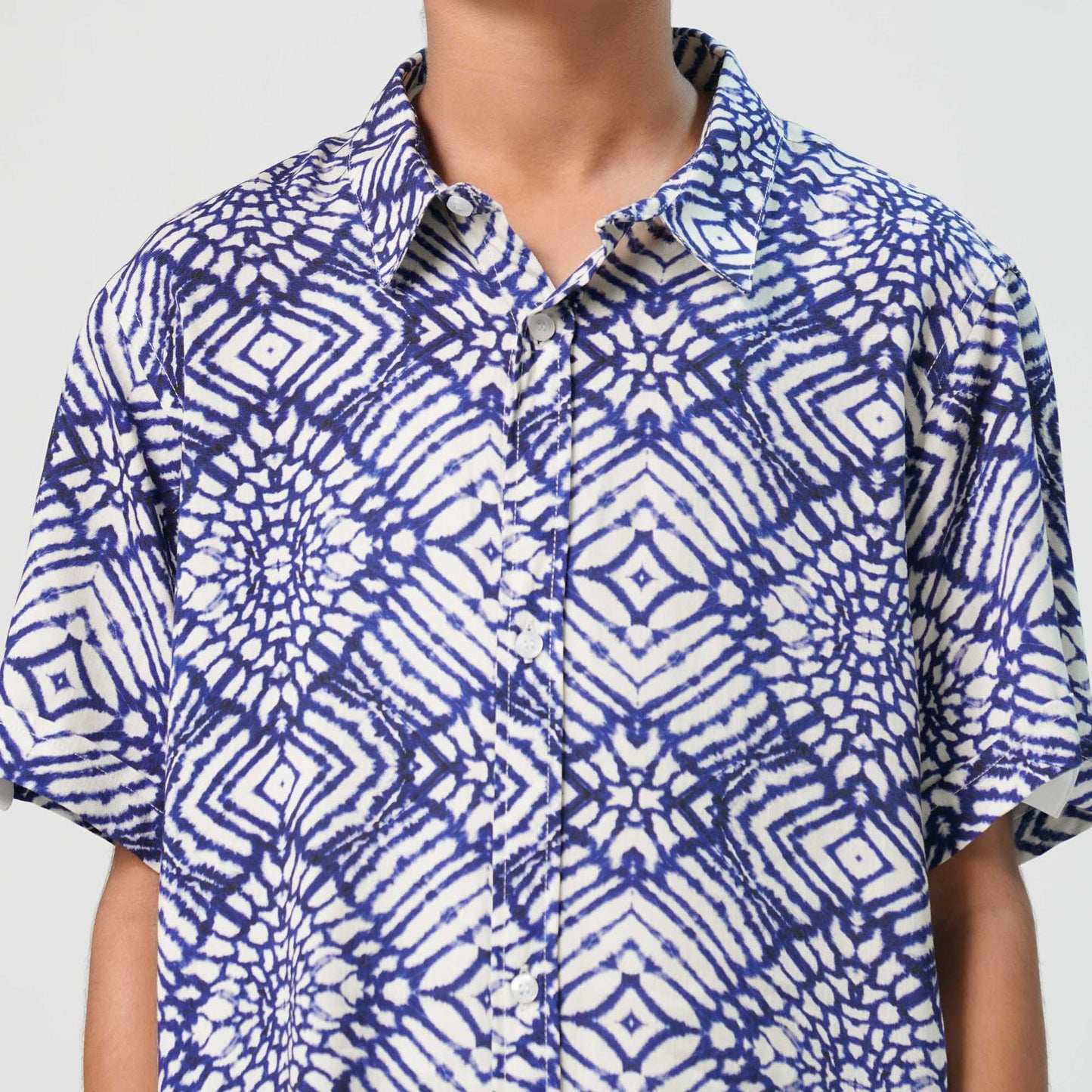 Boys Blue Short Sleeve Shirt