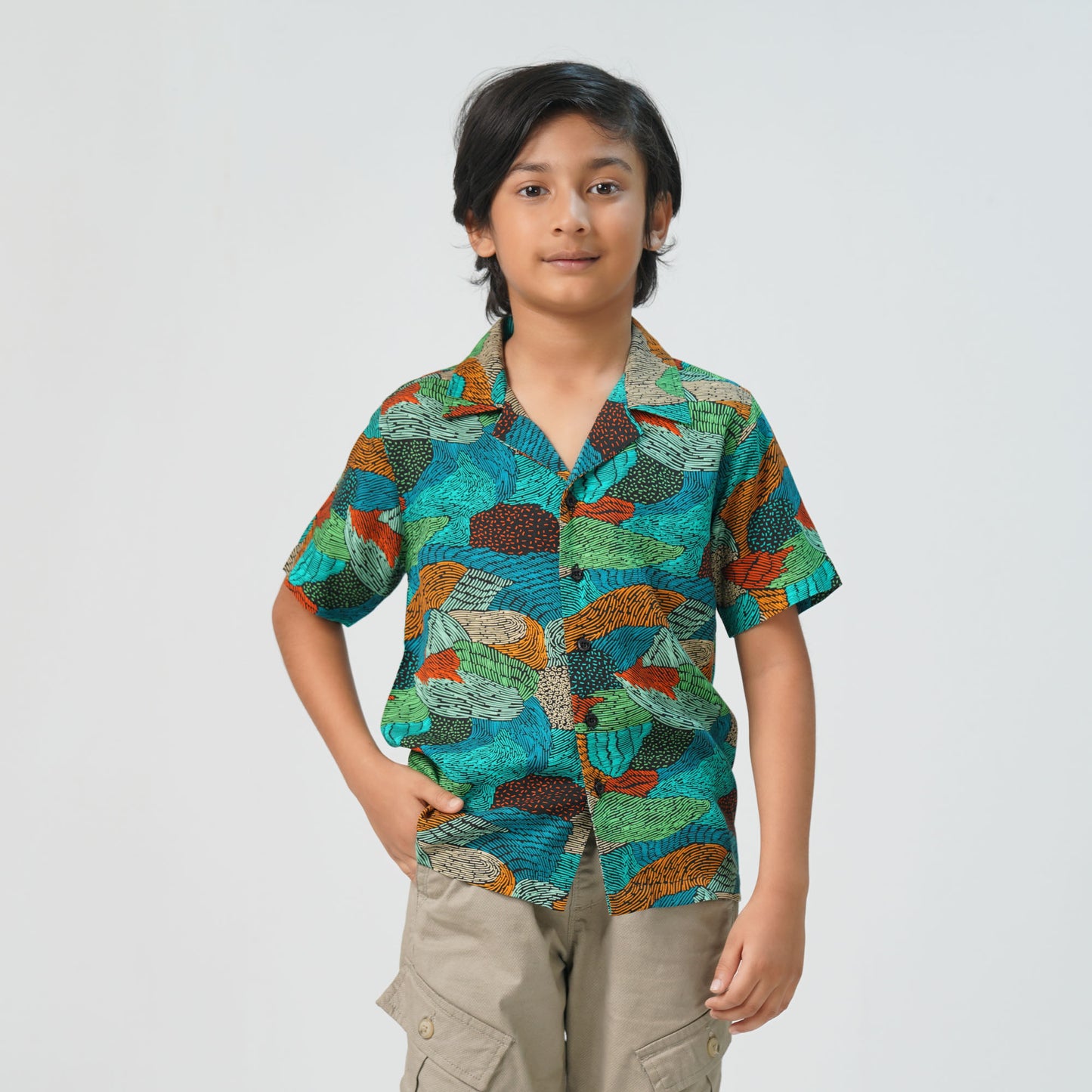 Boys Multi AOP Shirt