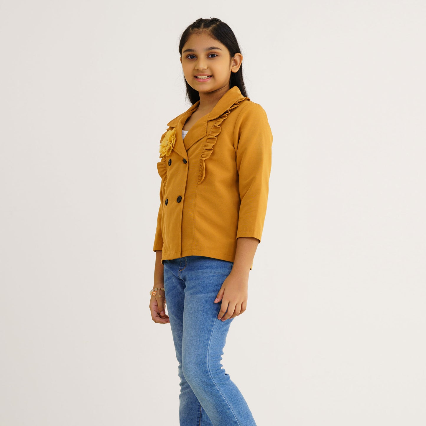 Baby Girl Brown Trench Coat