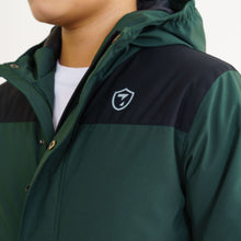 Load image into Gallery viewer, Boys Olive Quilted Jacket
