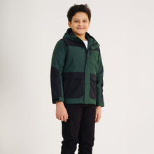 Load image into Gallery viewer, Boys Olive Quilted Jacket
