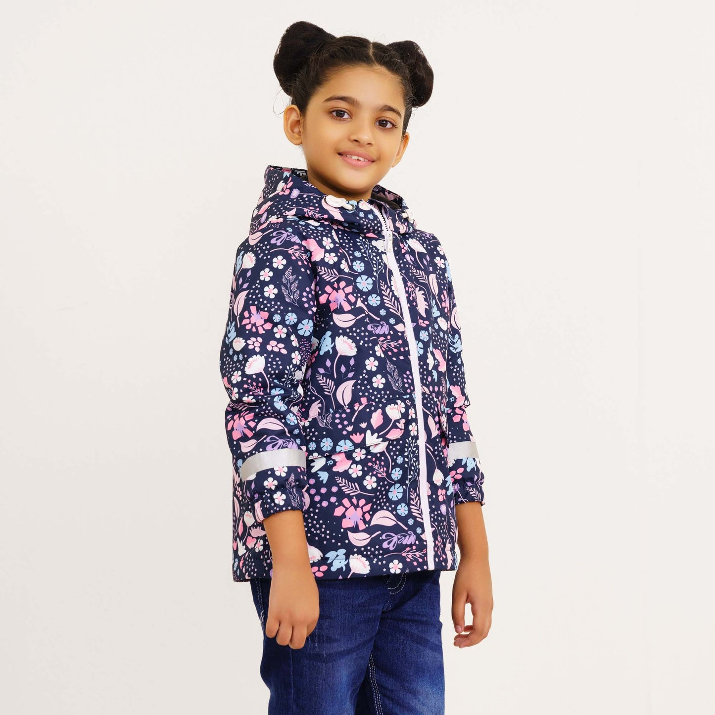 Baby Girls Printed Windbreaker