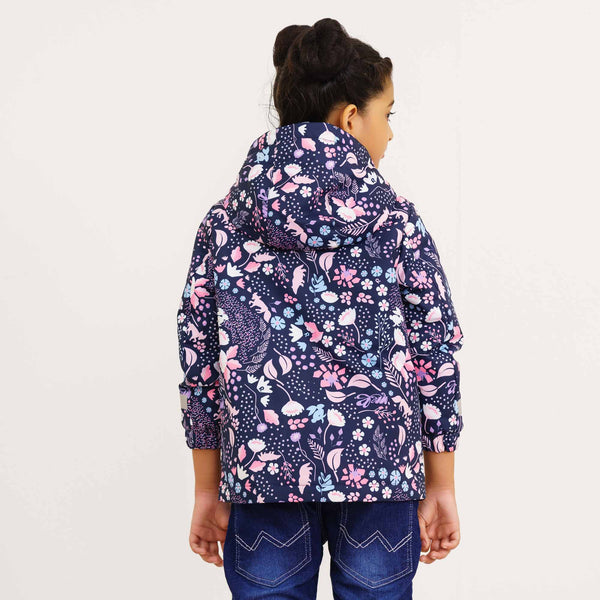 Baby Girls Printed Windbreaker