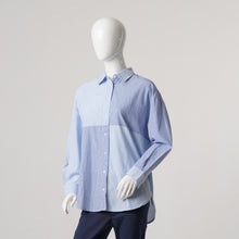 Load image into Gallery viewer, LADIES CASUAL SHIRT-BLUE-1
