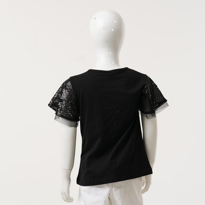 Girls Black T-shirt