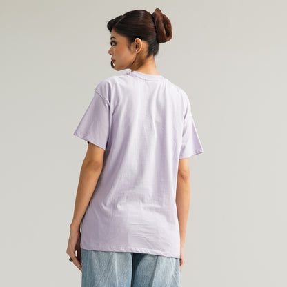 Womens Lavender Oversize T-Shirt