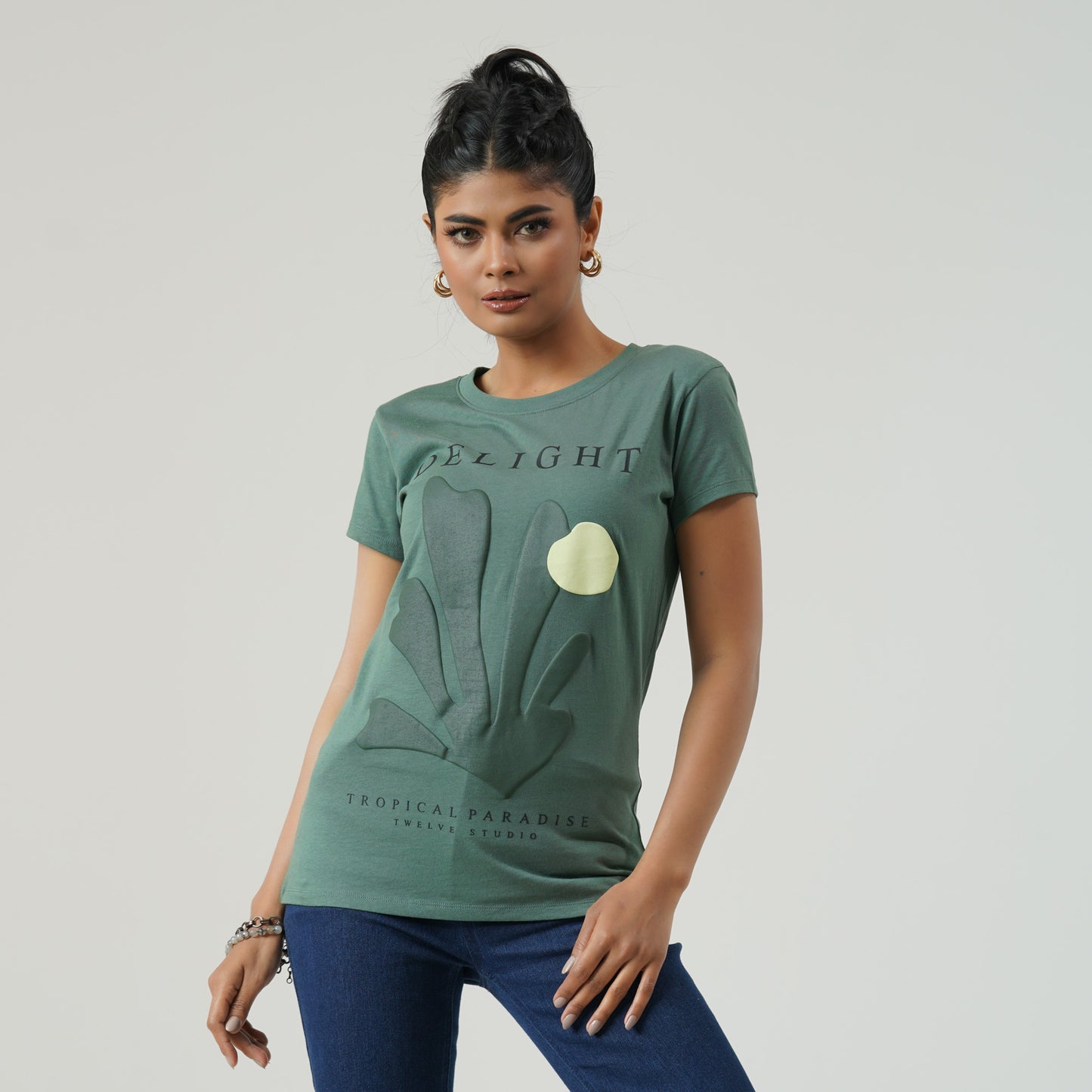 Womens Green T-shirt