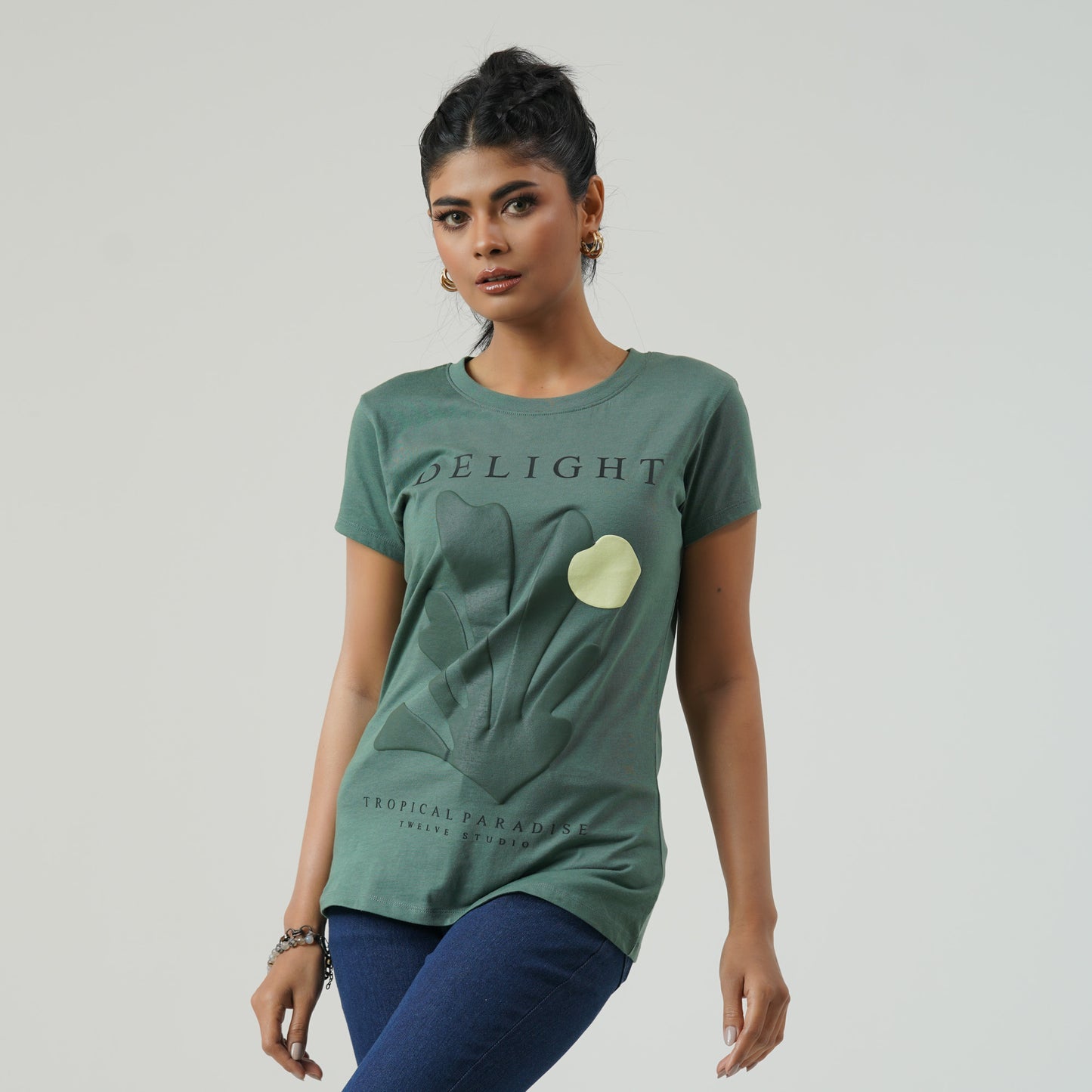 Womens Green T-shirt