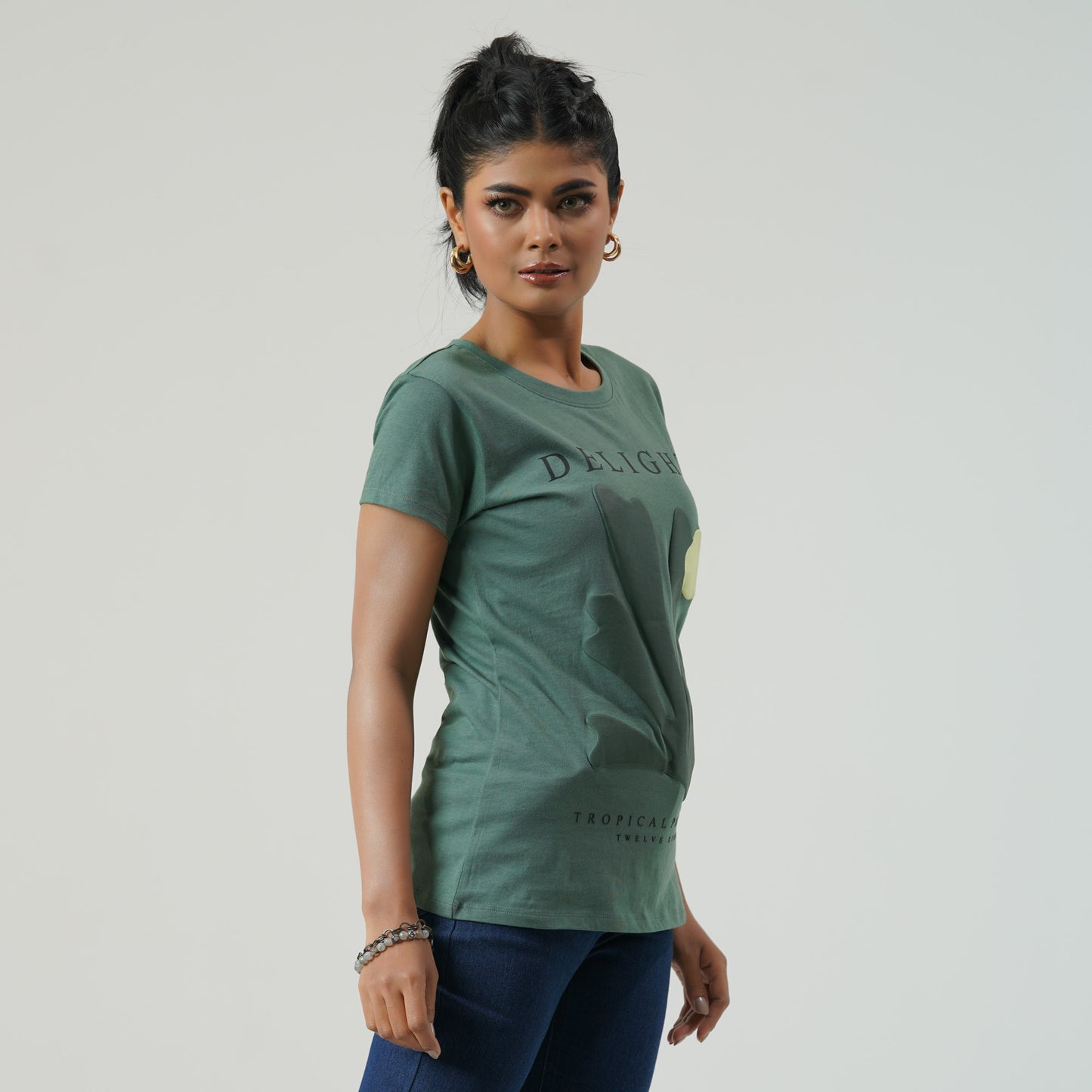 Womens Green T-shirt