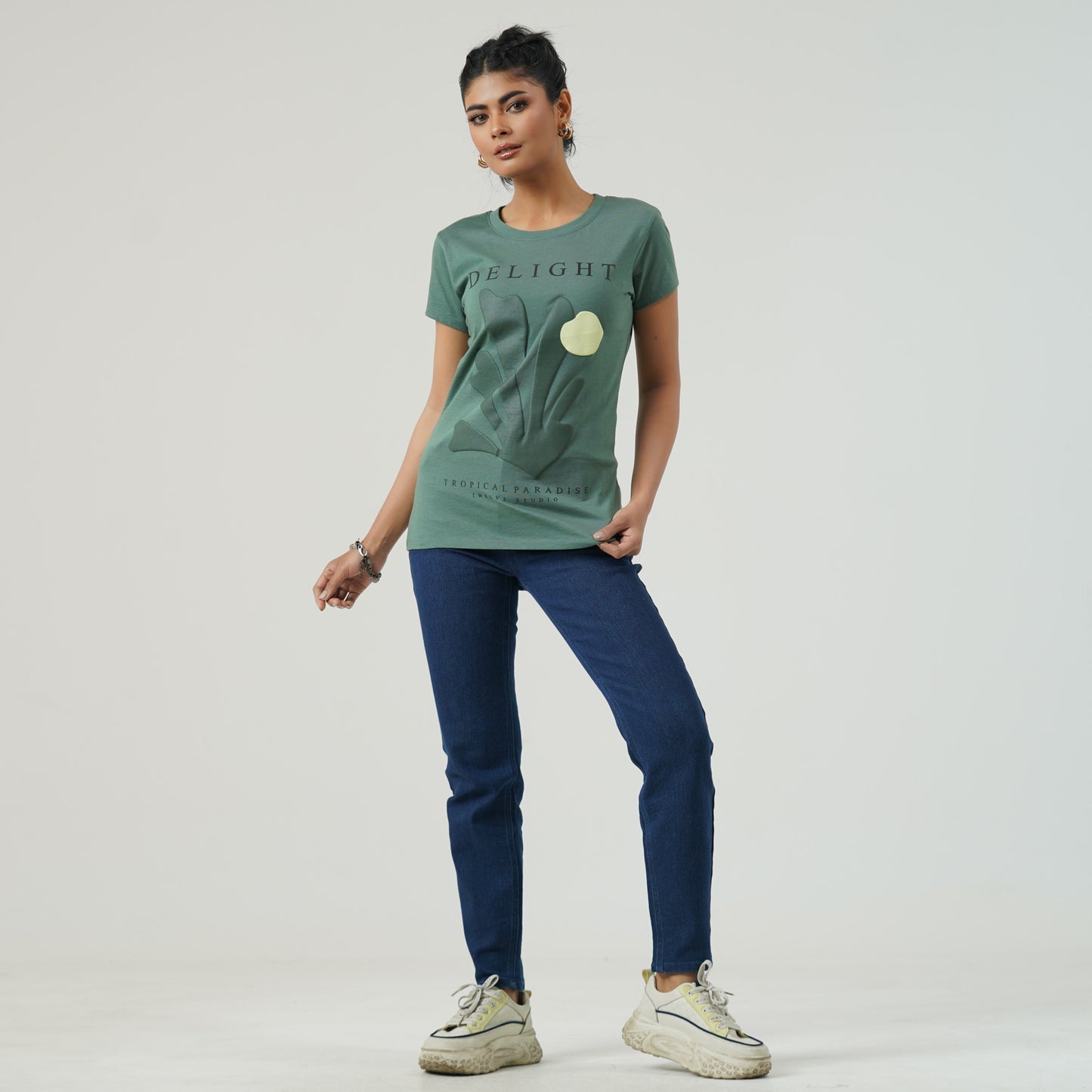 Womens Green T-shirt