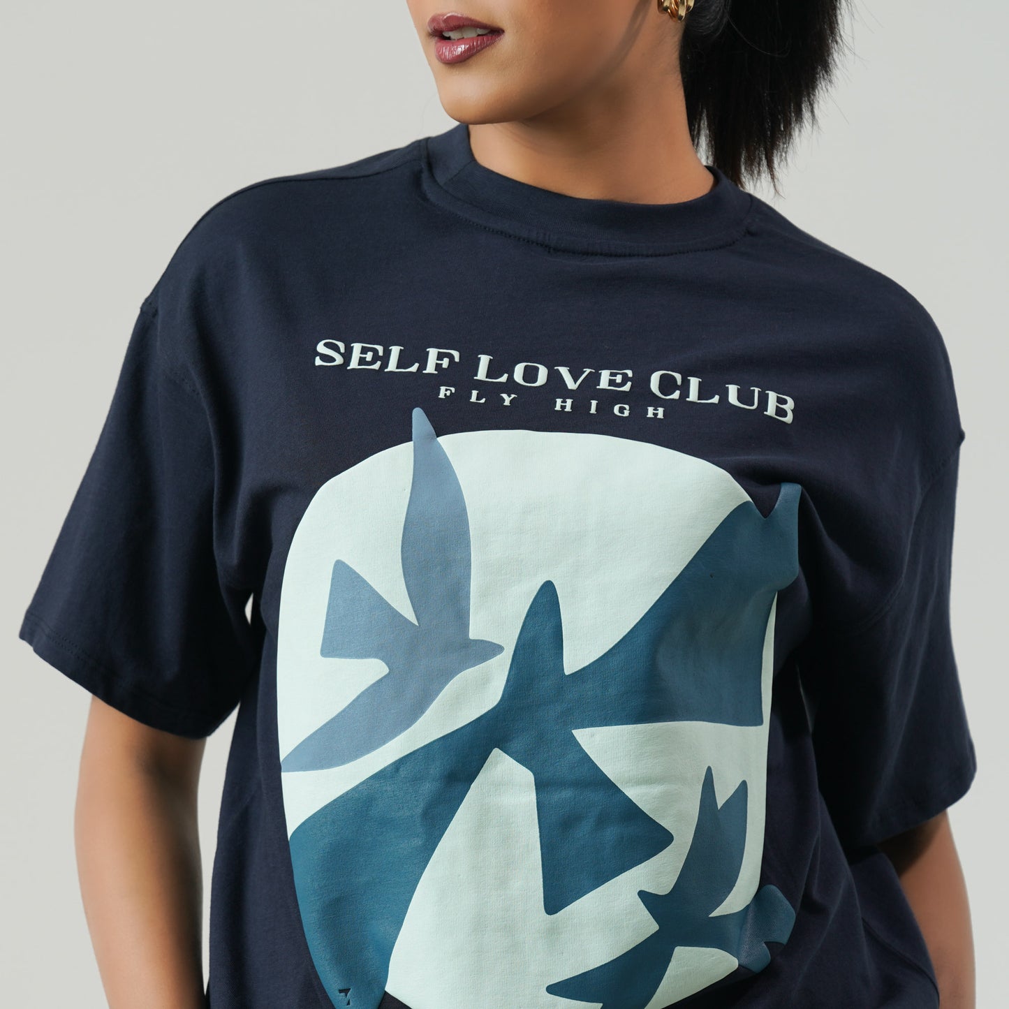 Womens Navy Blue T-shirt