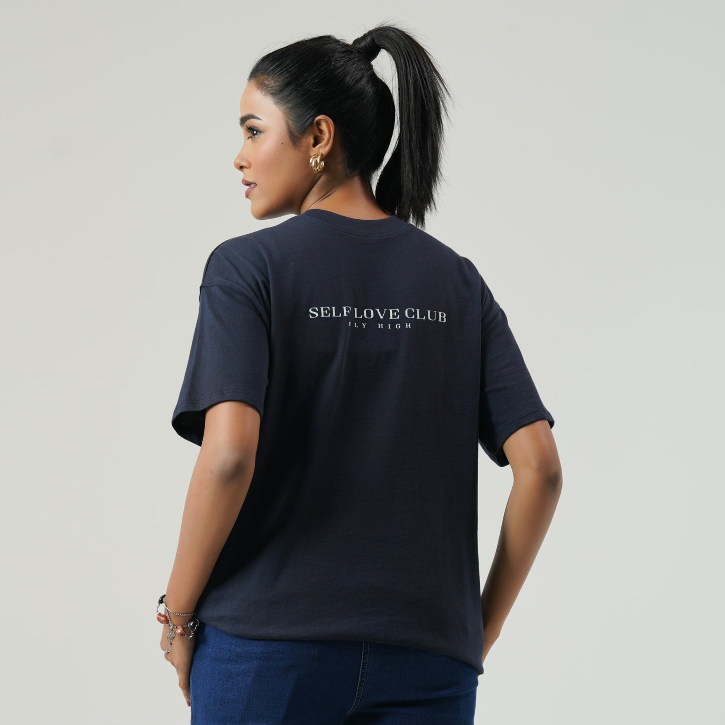 Womens Navy Blue T-shirt