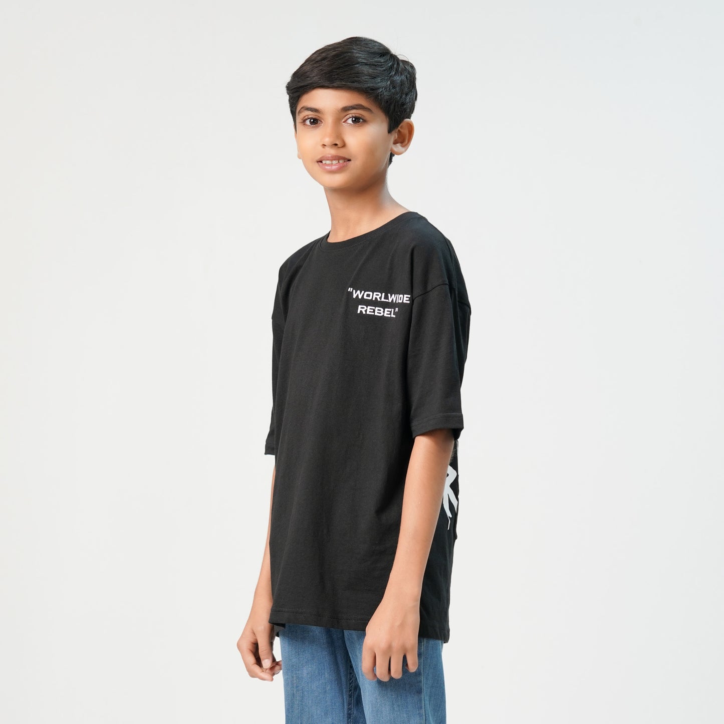 Boys Black T- Shirt