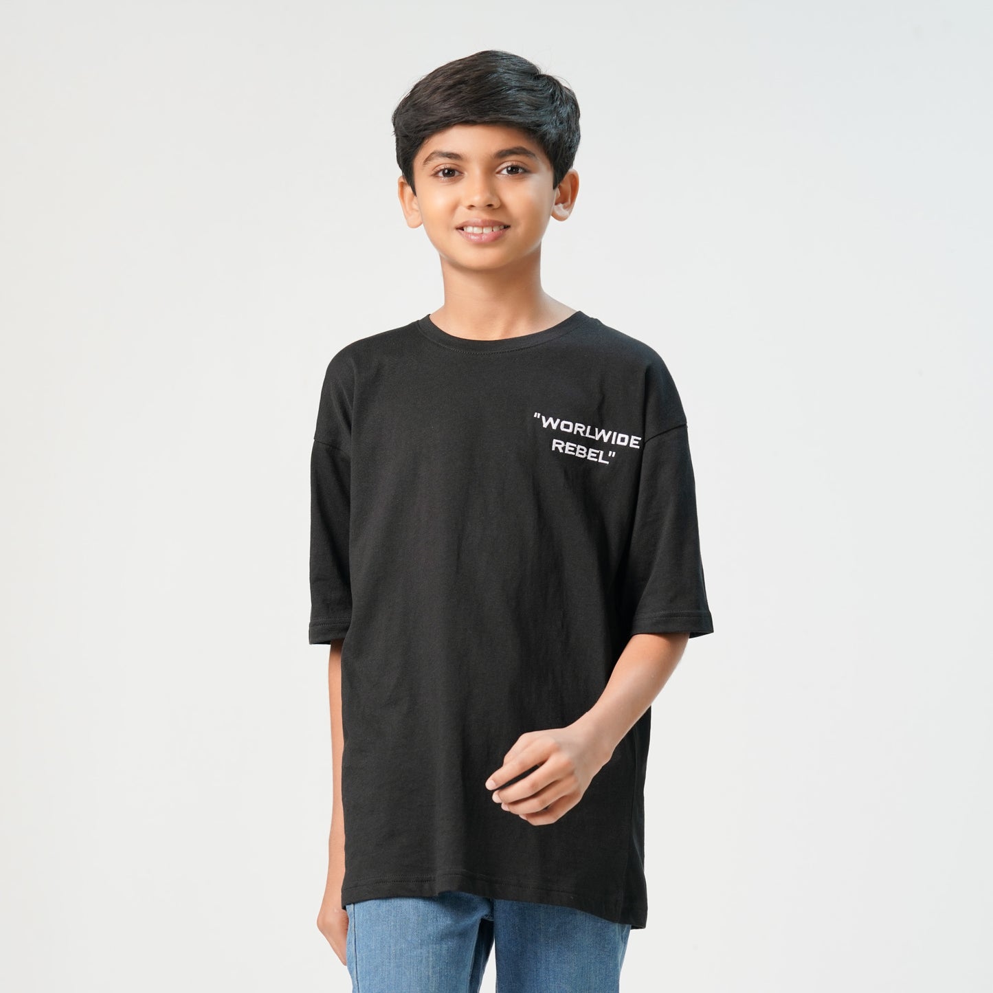 Boys Black T- Shirt