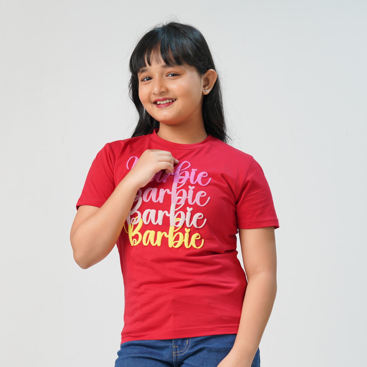 Girls T-Shirt-RED