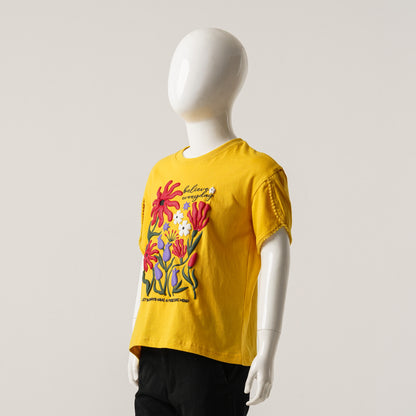 Girls Mustard T-Shirt