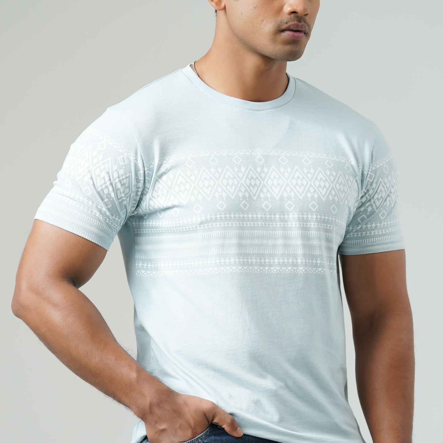 Mens Light Blue T-Shirt