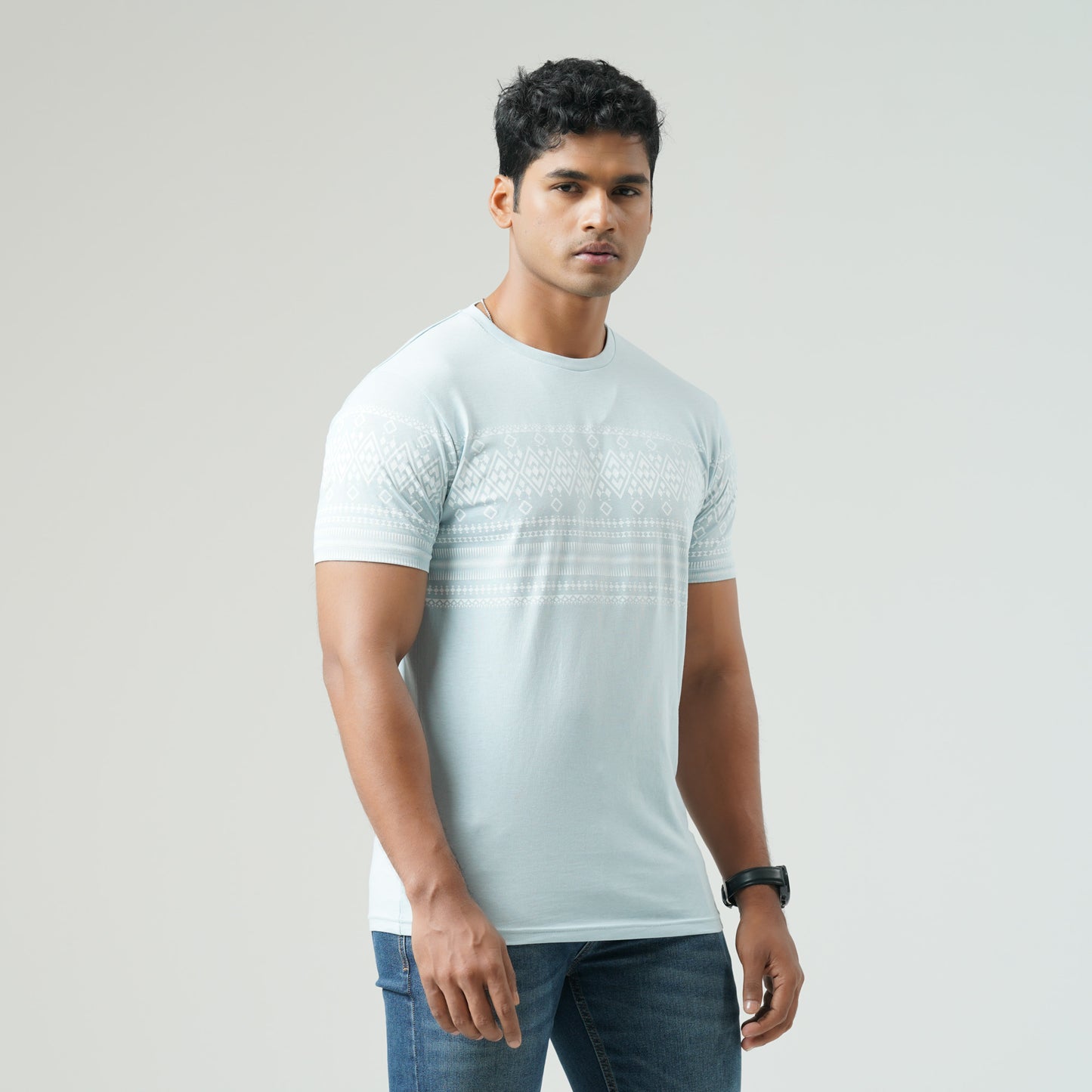 Mens Light Blue T-Shirt