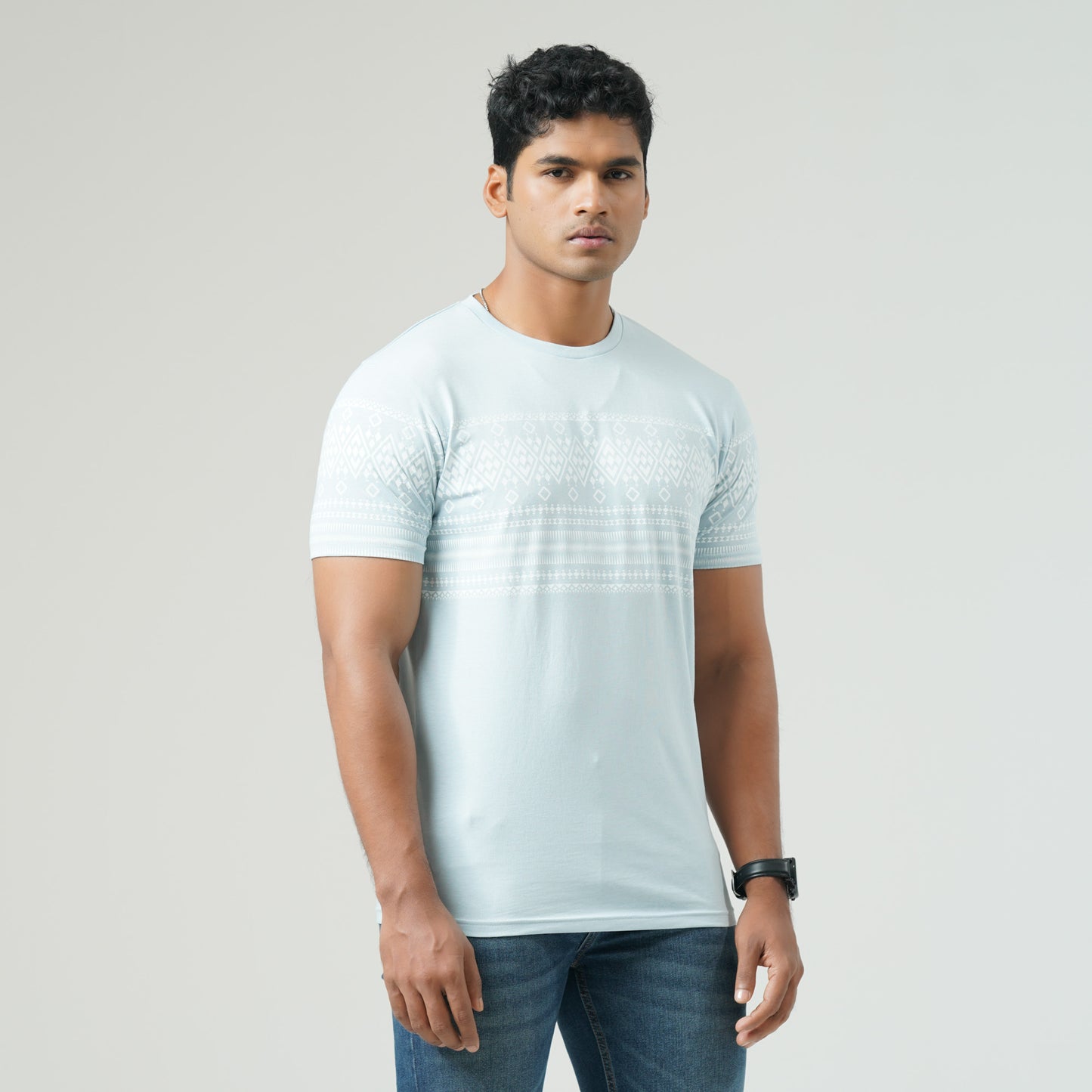 Mens Light Blue T-Shirt