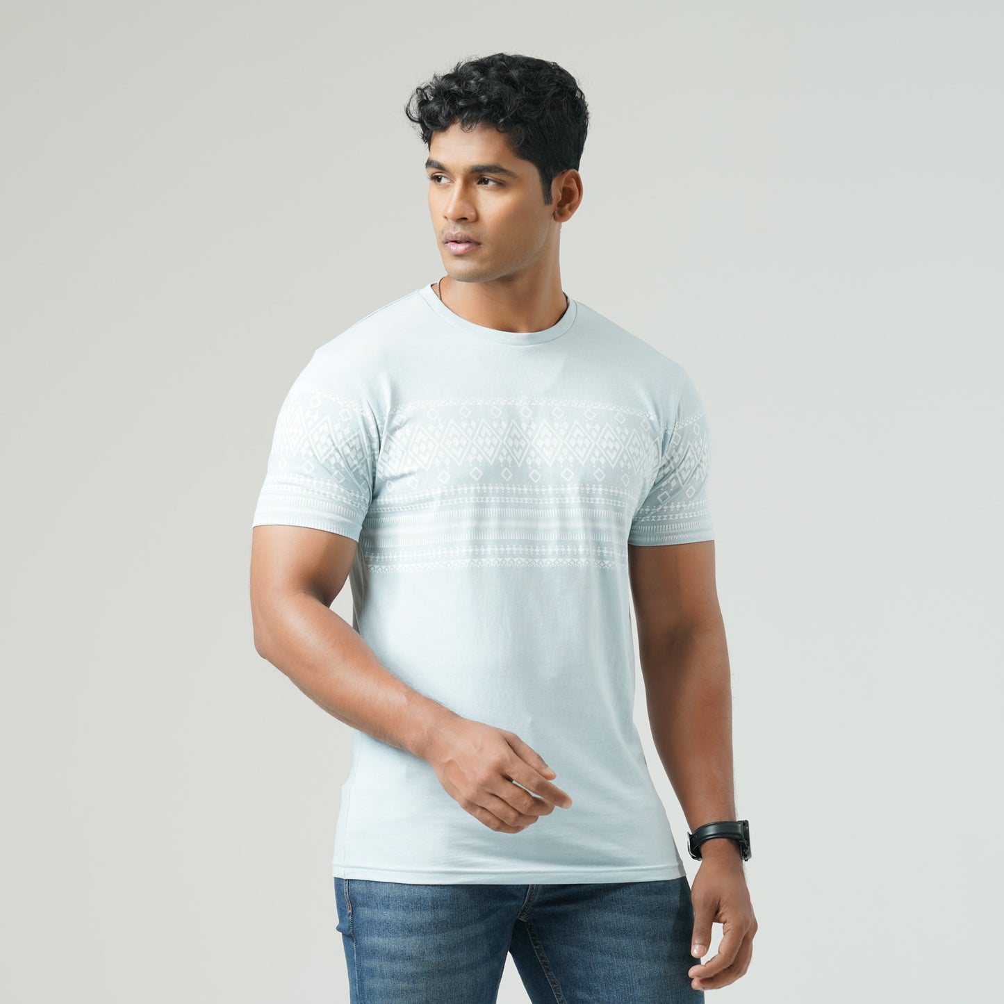 Mens Light Blue T-Shirt