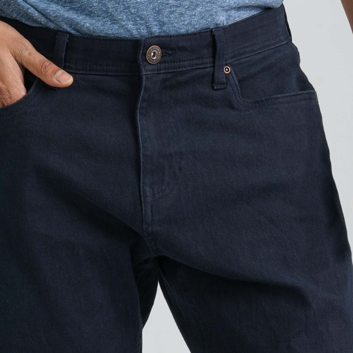 Men's Navy Twill Pant