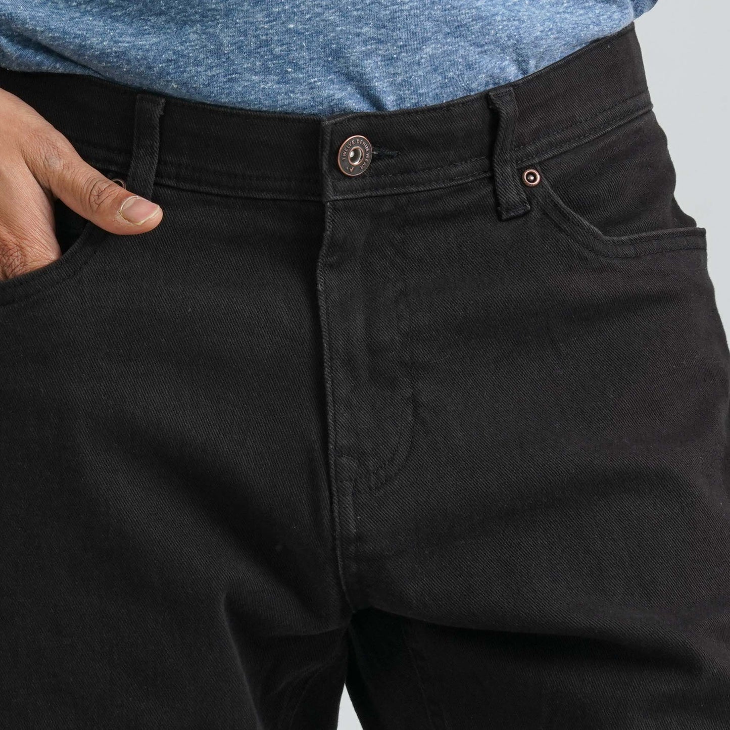 Men’s Black Twill Pant