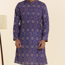 Load image into Gallery viewer, Mens Basic Panjabi- Violet Print
