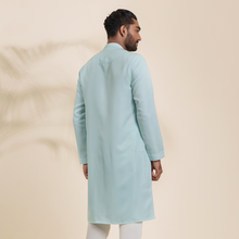 Load image into Gallery viewer, Mens Embroidery Panjabi- Powder Blue
