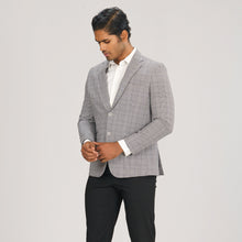 Load image into Gallery viewer, Mens Houndstooth Slim Fit Blazer
