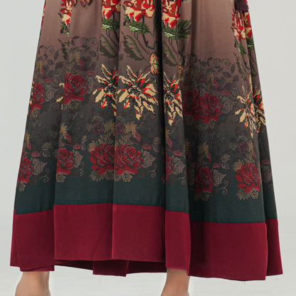Womens Multicolor Anarkali Gown
