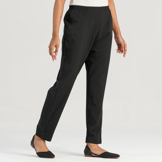Womens Black Bottom