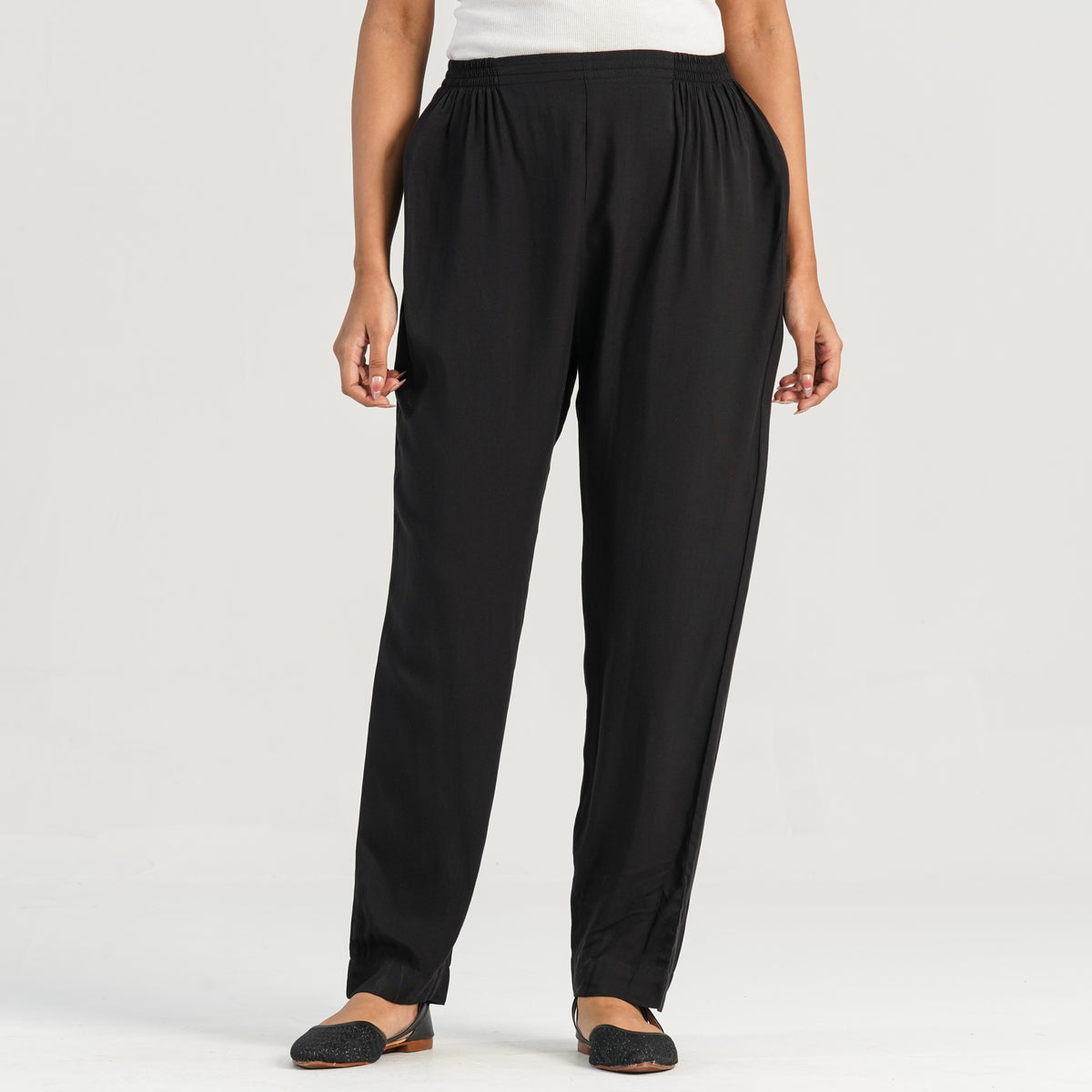 Womens Black Bottom
