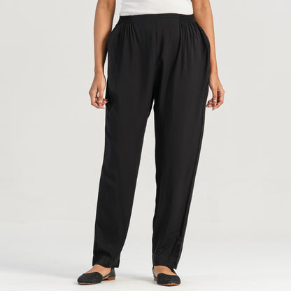 Womens Black Bottom