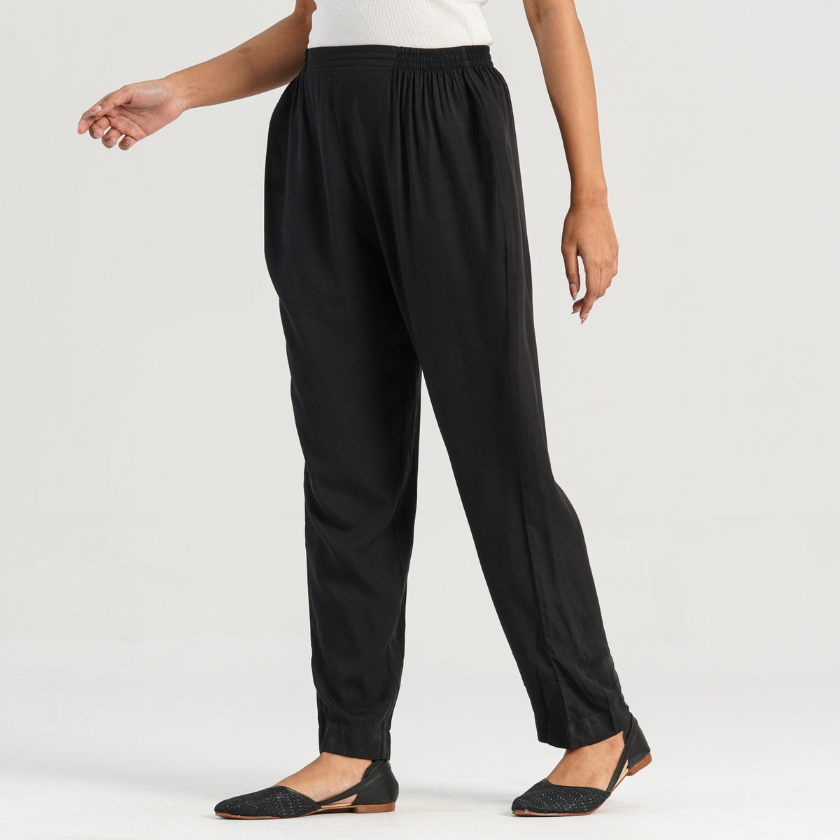 Womens Black Bottom