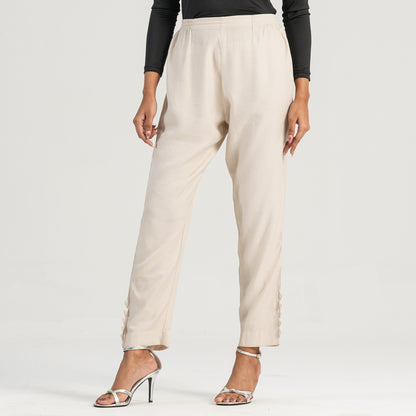Womens Cream Bottom