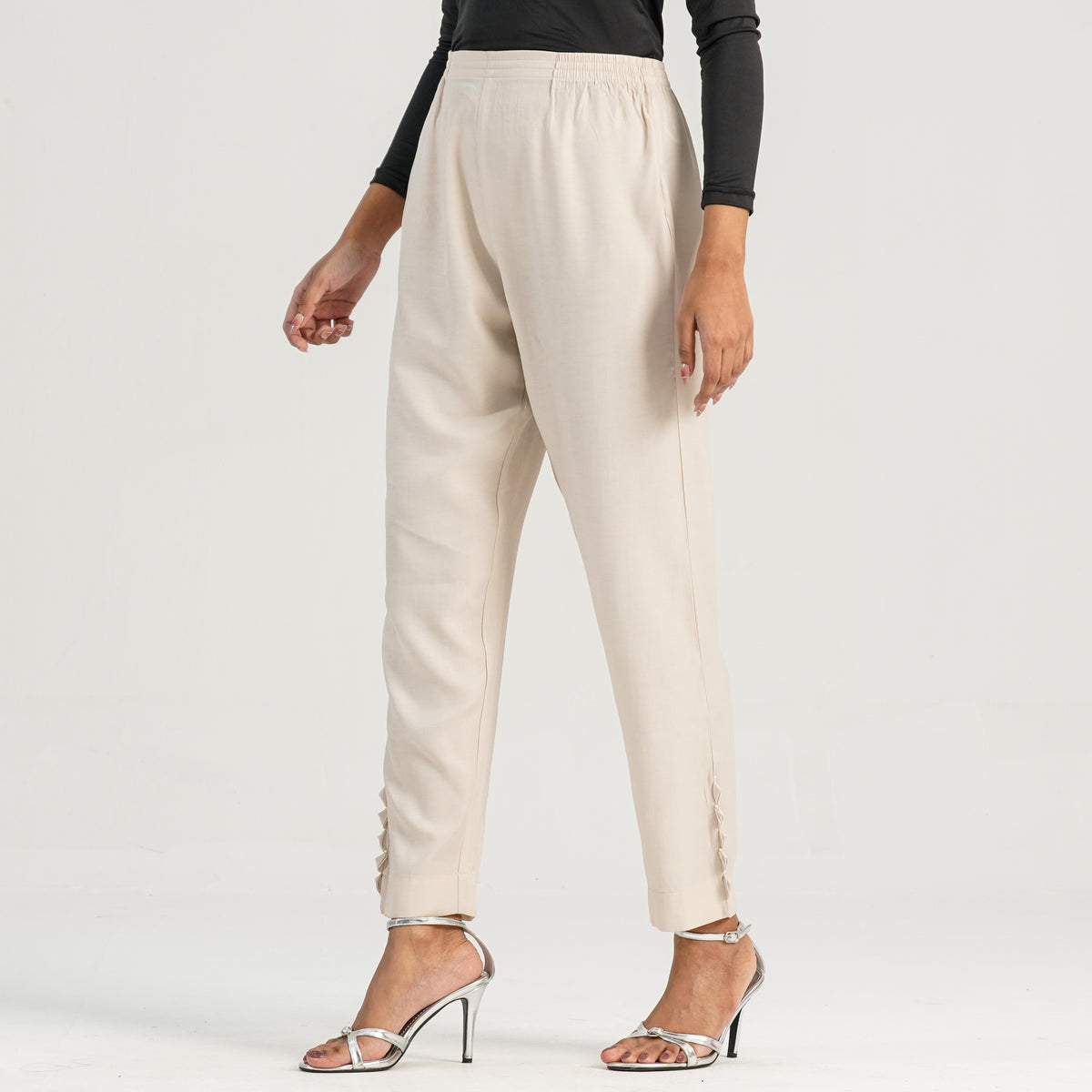 Womens Cream Bottom