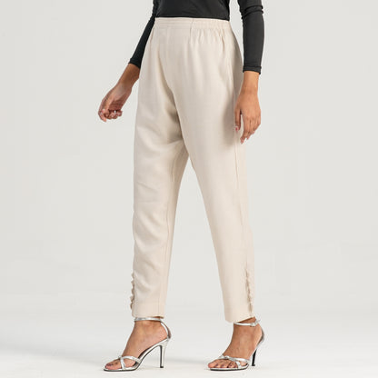 Womens Cream Bottom