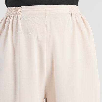 Womens Cream Bottom