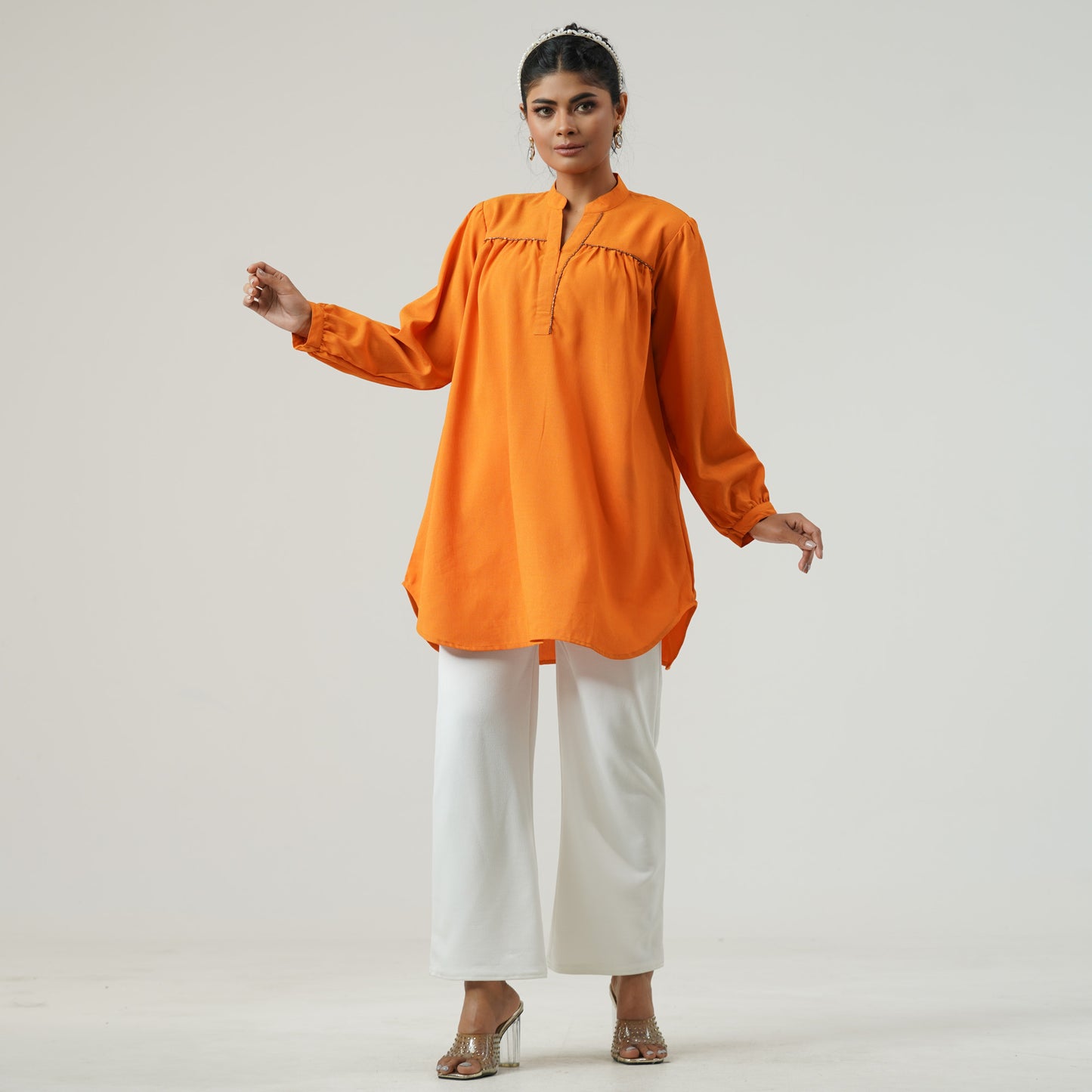 Womens Mustard Top