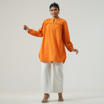 Womens Mustard Top