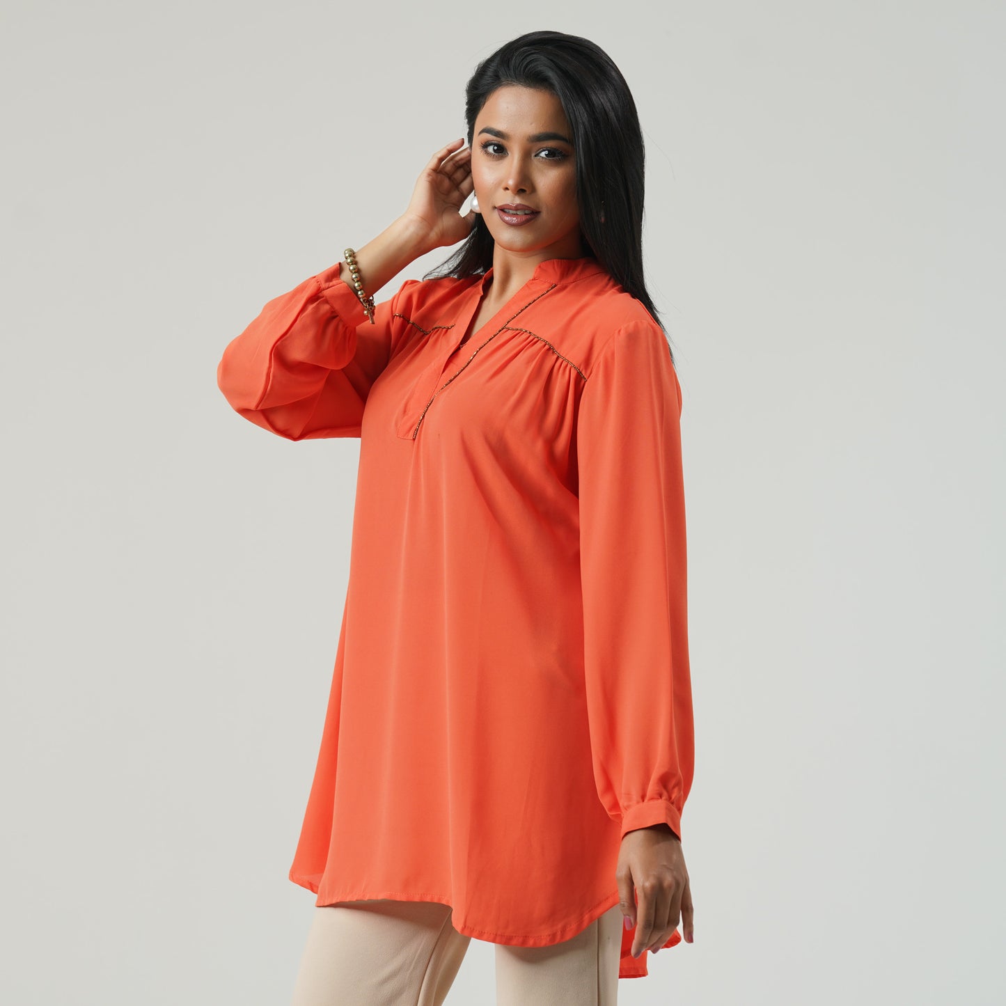 Womens Orange Top