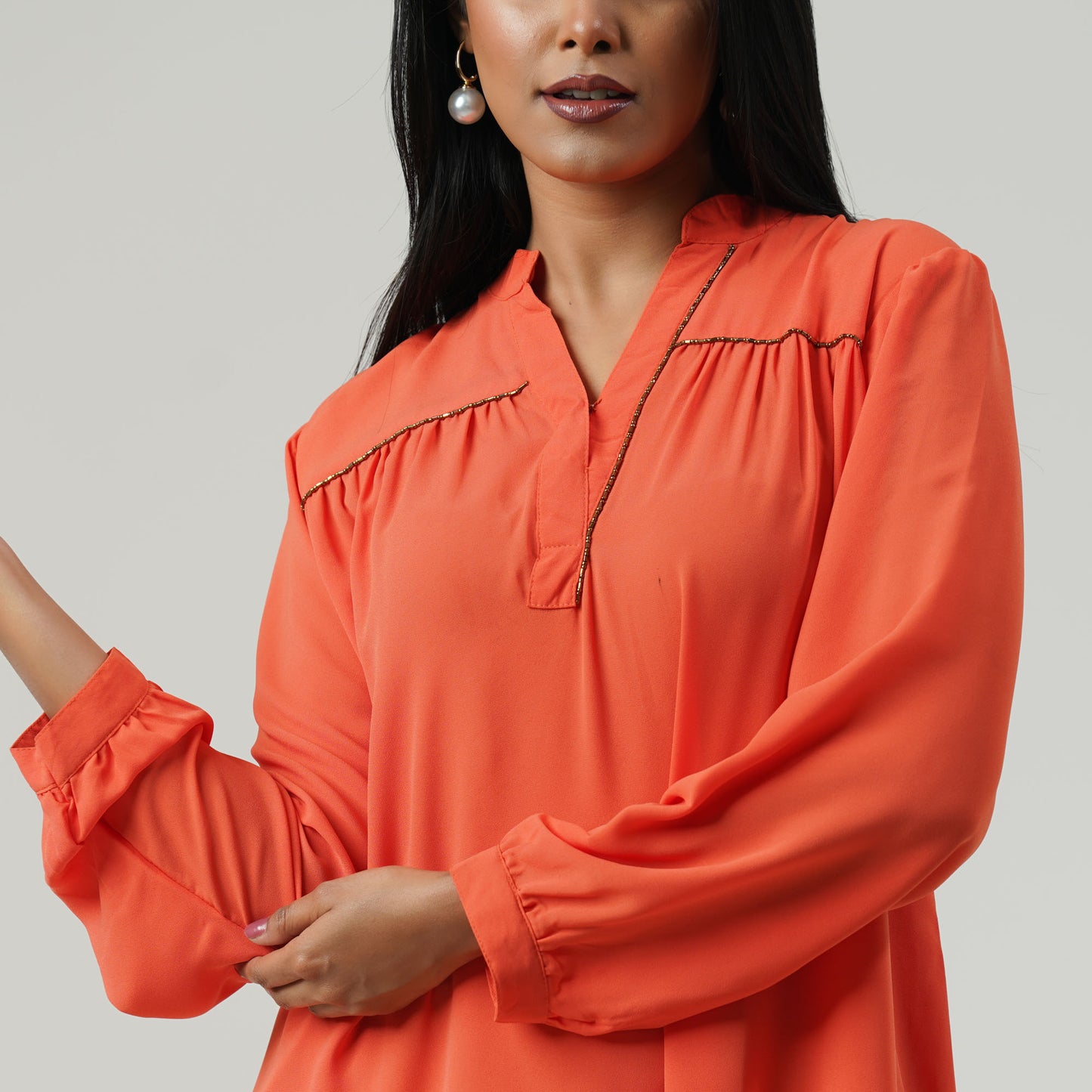 Womens Orange Top