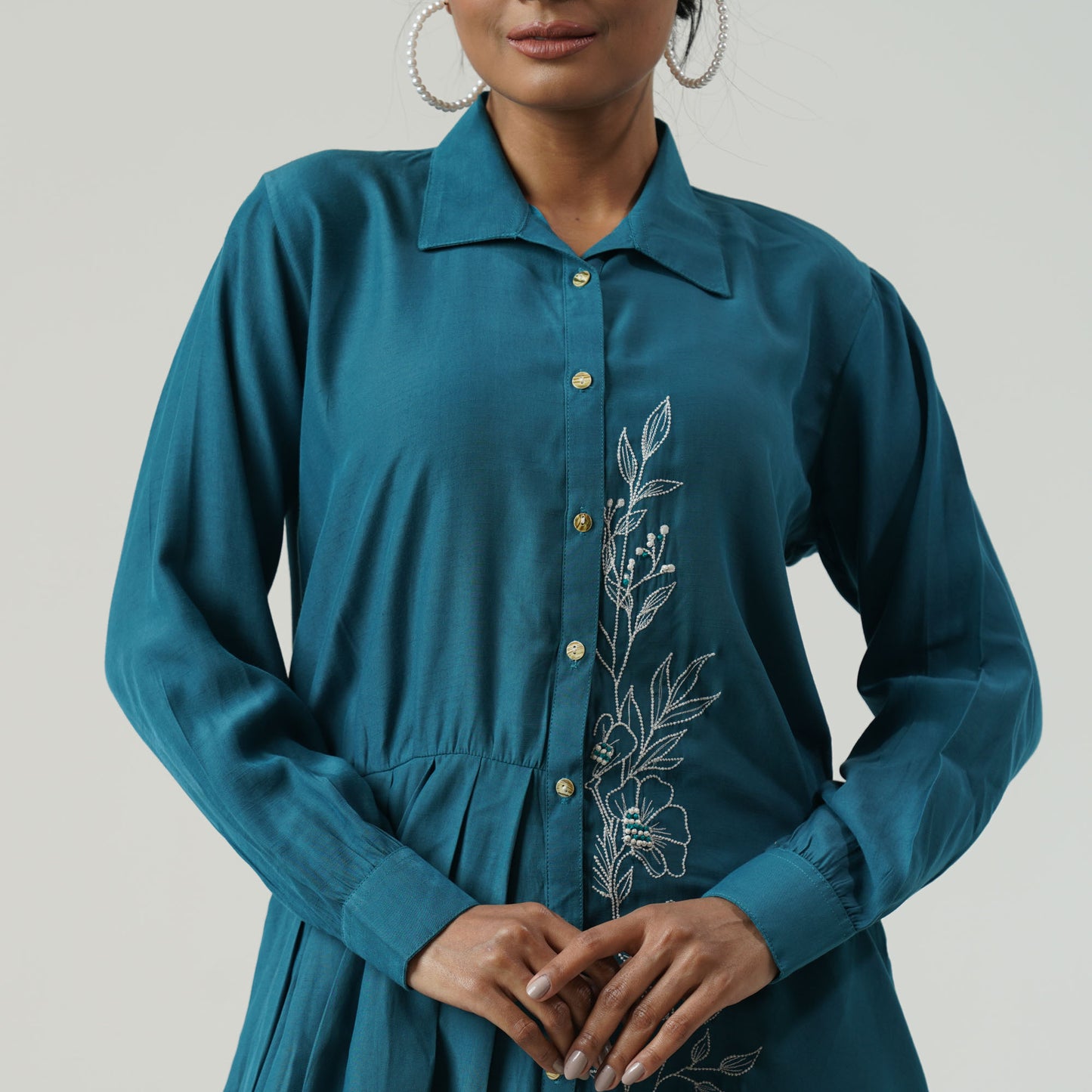 Womens Sea Green Tunic