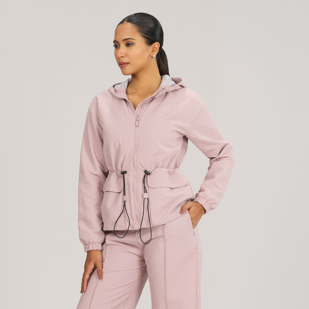 Womens Rose Pink Activewear Jacket