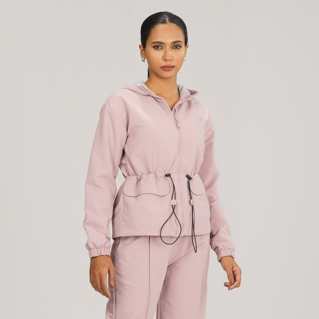 Womens Rose Pink Activewear Jacket