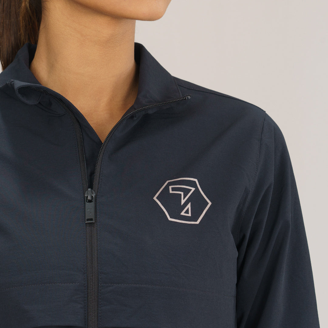 Womens Navy Active Jacket