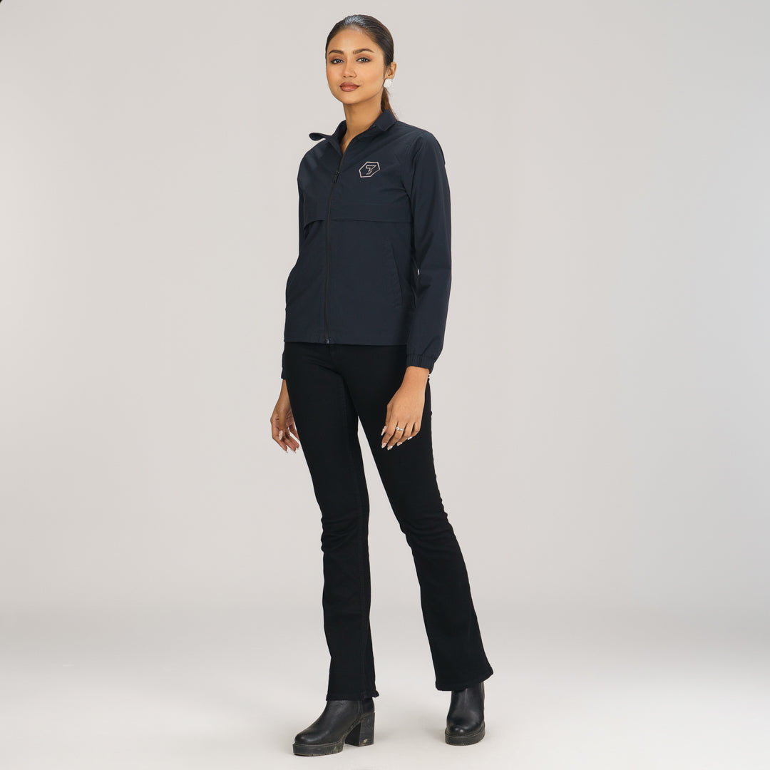 Womens Navy Active Jacket