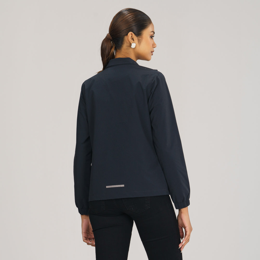 Womens Navy Active Jacket