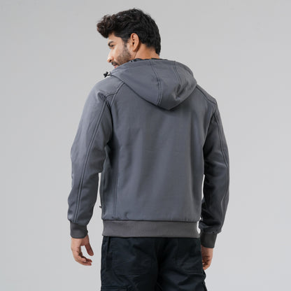 Mens Dark Grey Hoodie