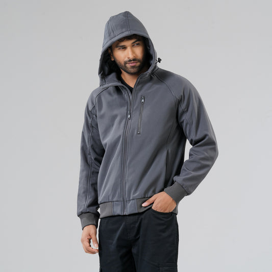 Mens Dark Grey Hoodie